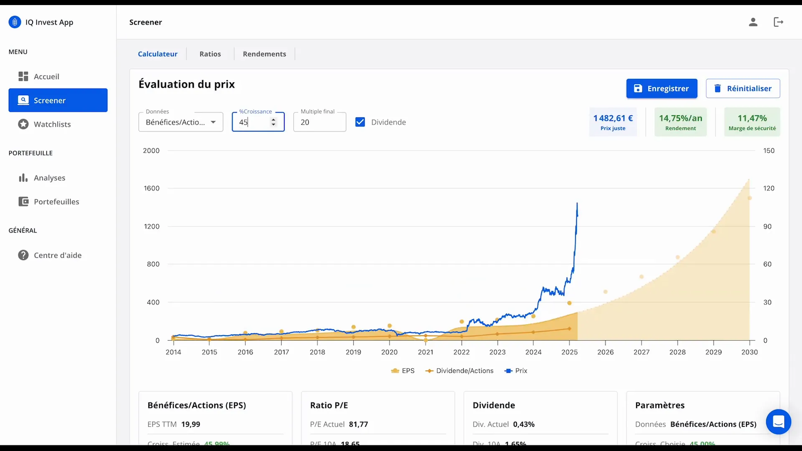 Évaluation de l'action Rheinmetall